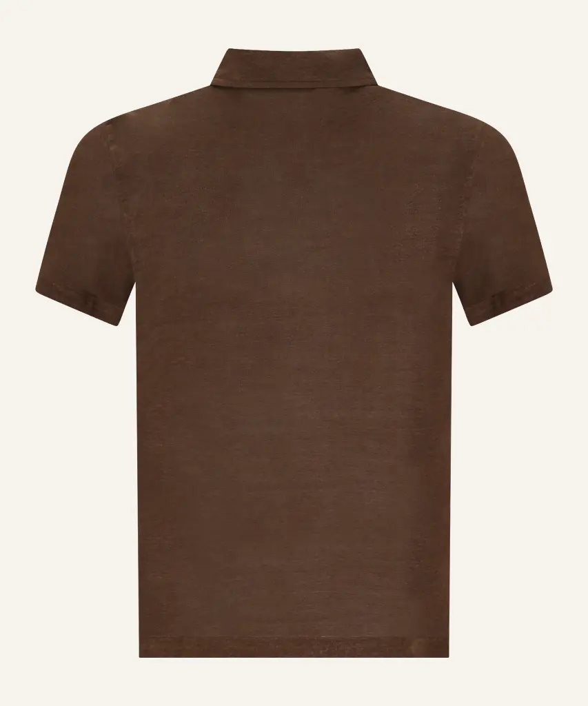 POLO SHIRT LINEN-CHOCOLAT_2.webp