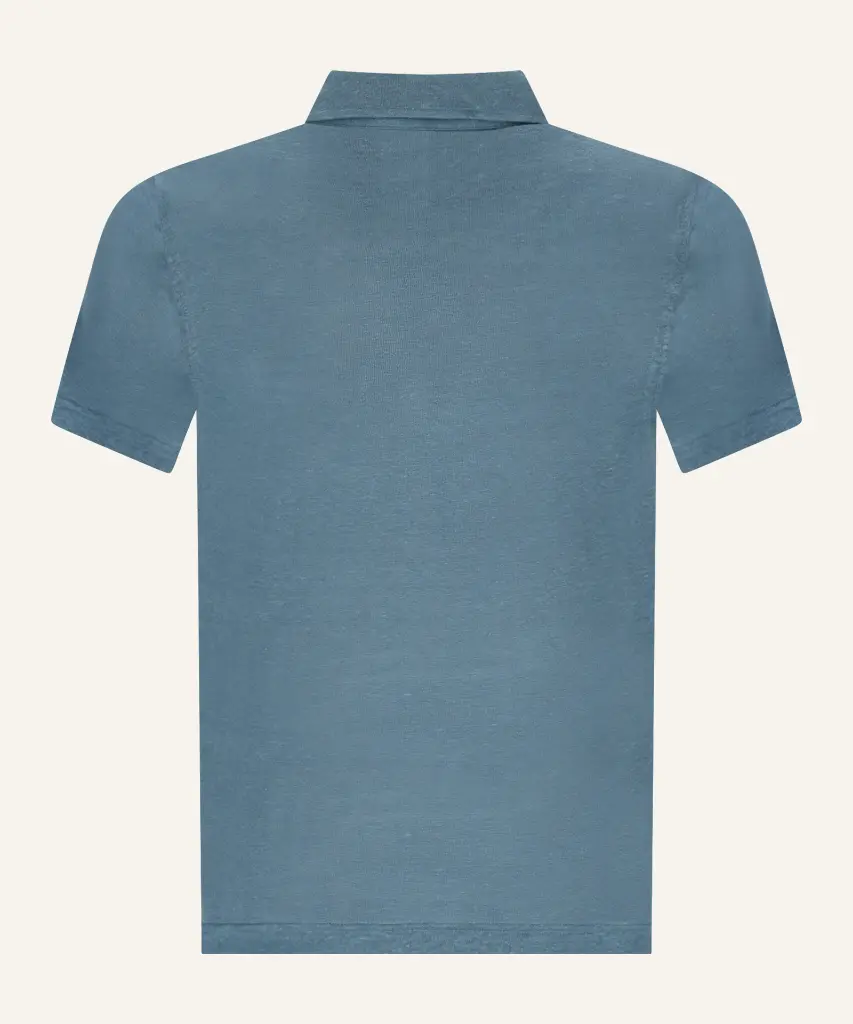 POLO SHIRT LINEN-SEA GREEN_2.webp
