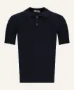 CABLE POLO SHIRT-NAVY