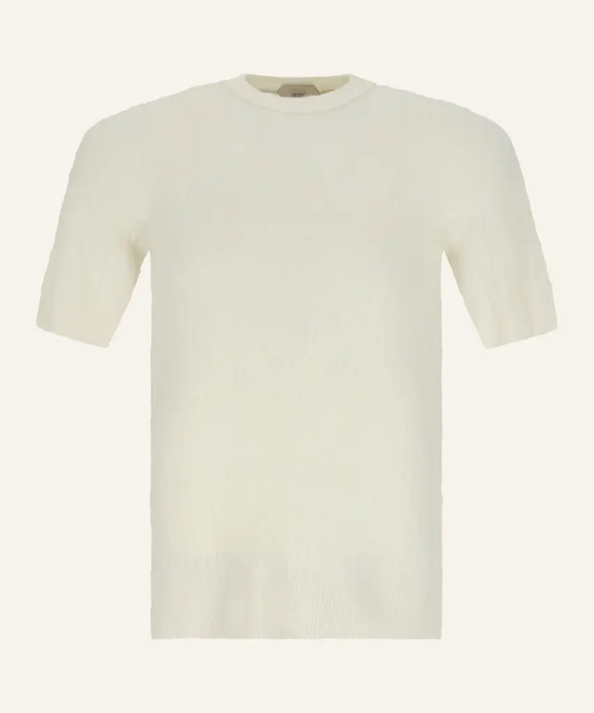 CABLE TSHIRT-IVORY