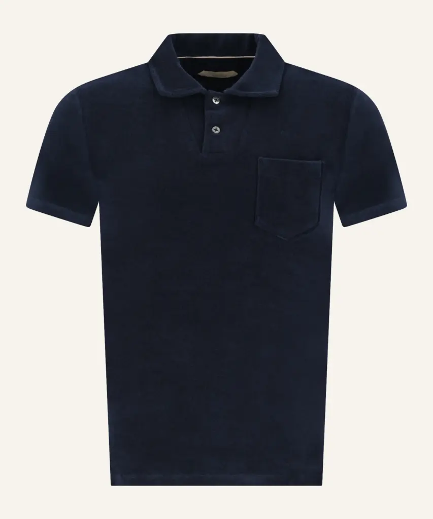 TERRY POLO-NAVY