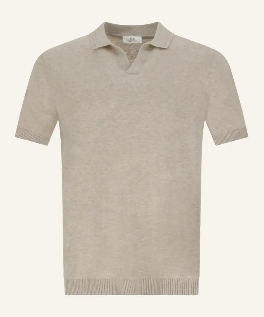POLO NO BUTTONS SS-K4167-274048 SAND