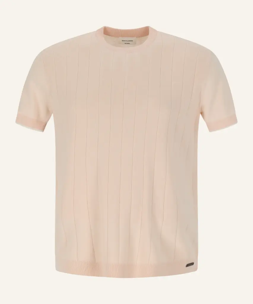 ROUND NECK SS-K4189-272098 LIGHT ORANGE