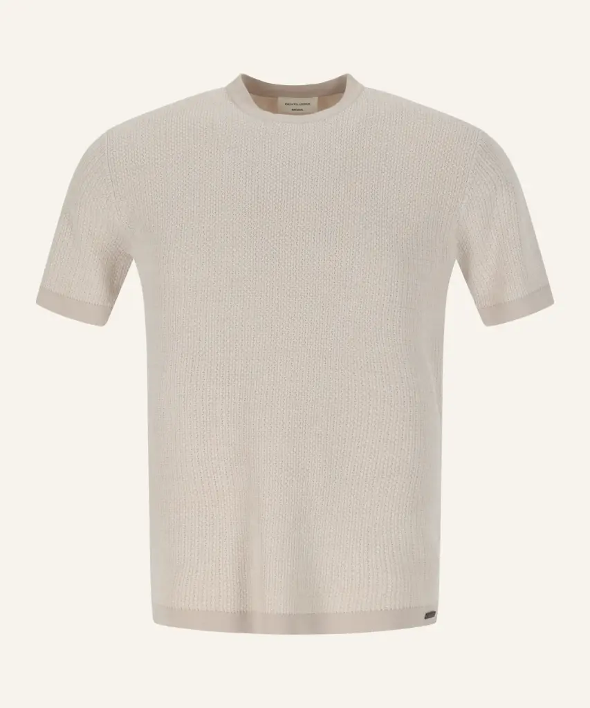 ROUND NECK SS-K4198-280-048 SAND