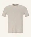 ROUND NECK SS-K4198-280048 SAND